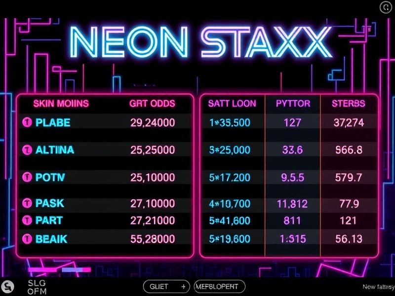 Discover the excitement of Neon Staxx slot game by Pragmatic Play. Get insights, strategies, and reviews on this popular online casino game.
